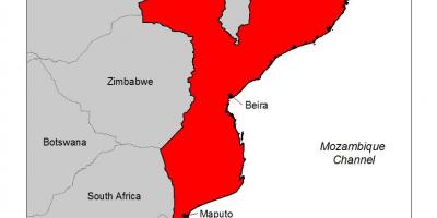 რუკა მოზამბიკის მალარიის